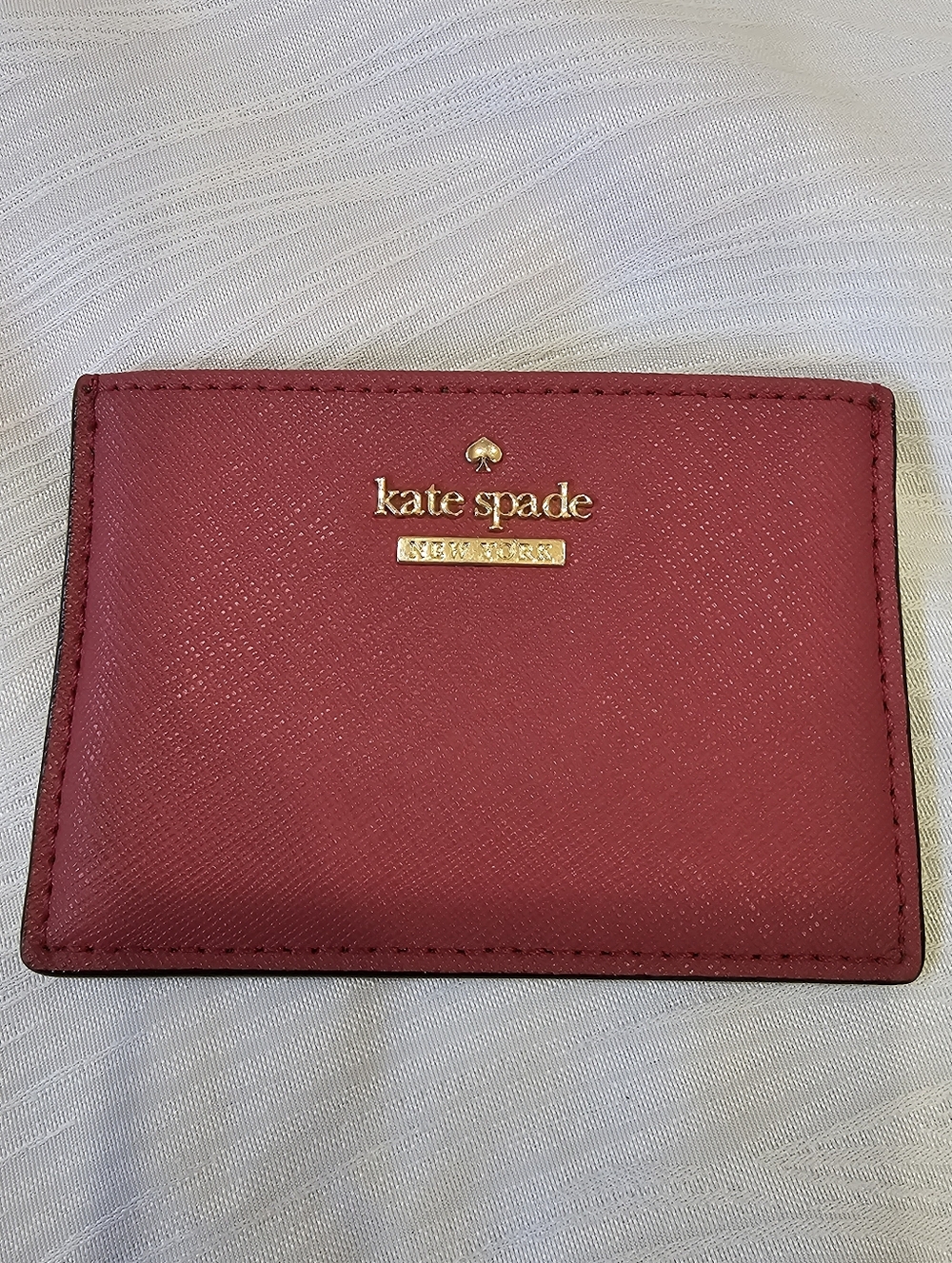 kate spade Cameron Street Raspberry Leather Card Holder
